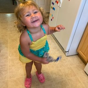 Toddler girls shorts and halter top set